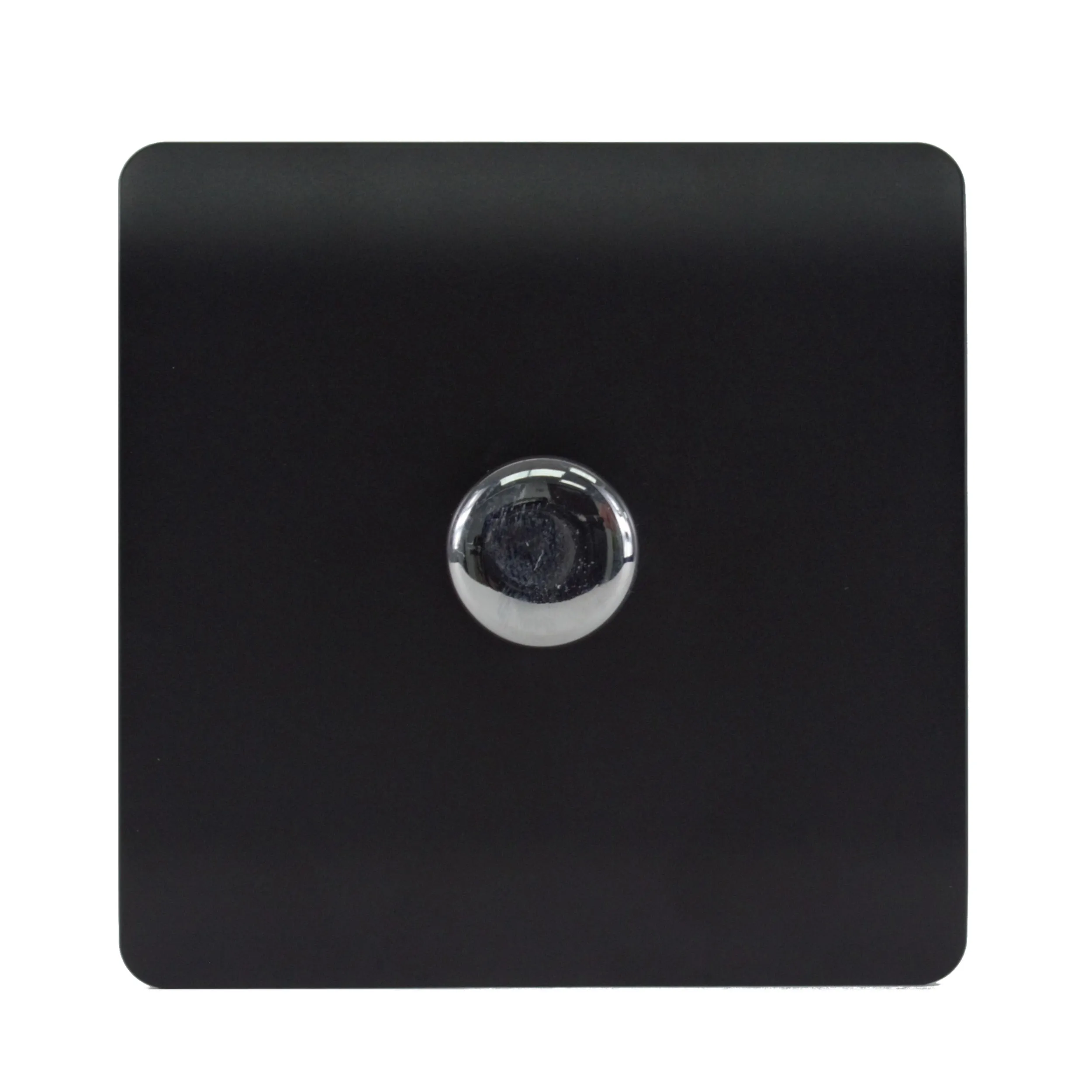 1 Gang 1 Way LED Dimmer Switch Matt Black